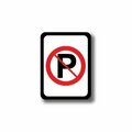 Ergomat 30in x 21in RECTANGLE SIGNS - NO PARKING DSV-SIGN 630 #2317 -UEN